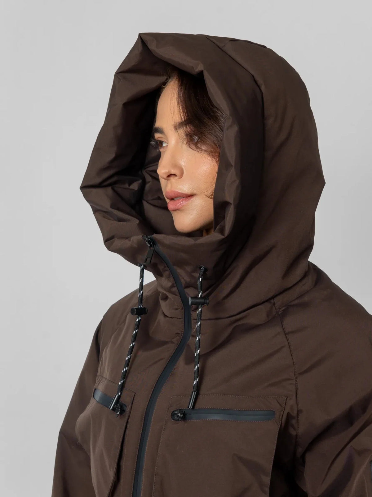 STM-TEX™ korte regenjas met afneembare capuchon