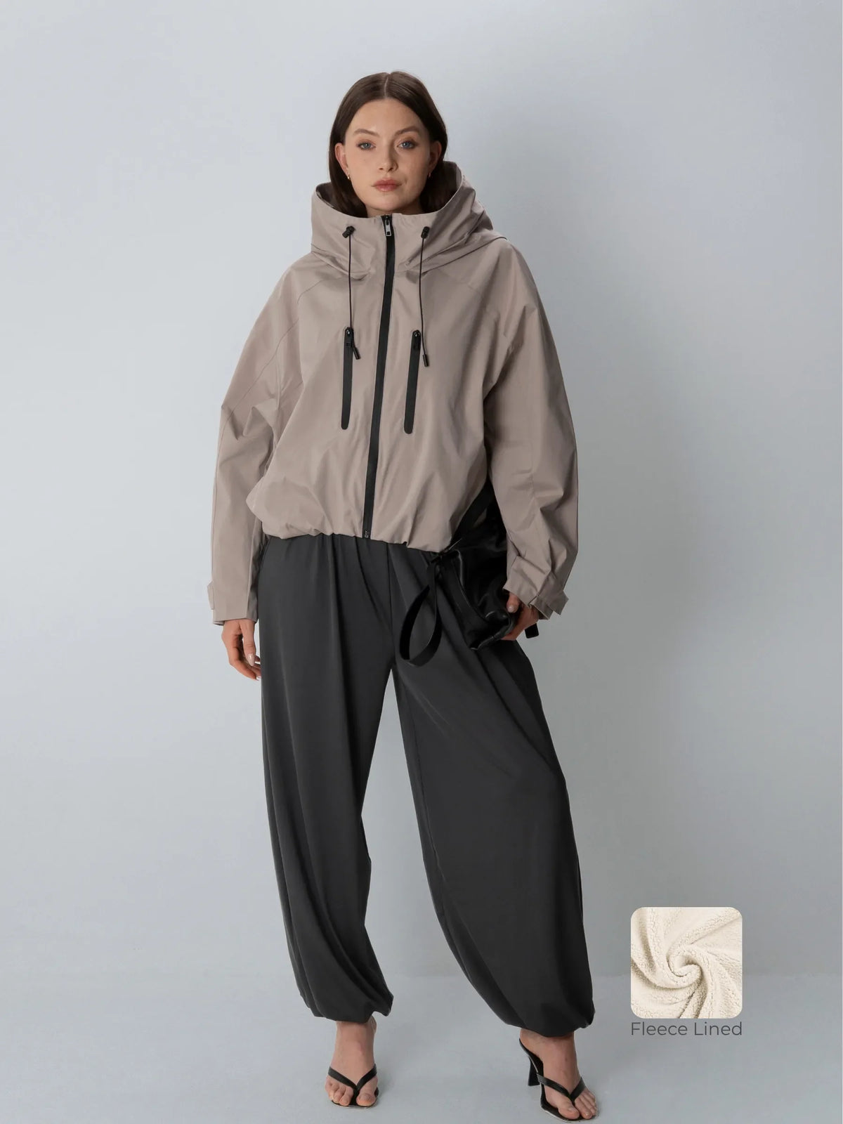 STM-TEX™ korte oversized regenjas, één maat - Stay Puffit