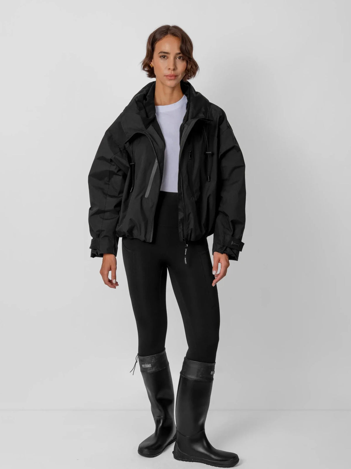 STM-TEX™ korte oversized regenjas, één maat - Stay Puffit