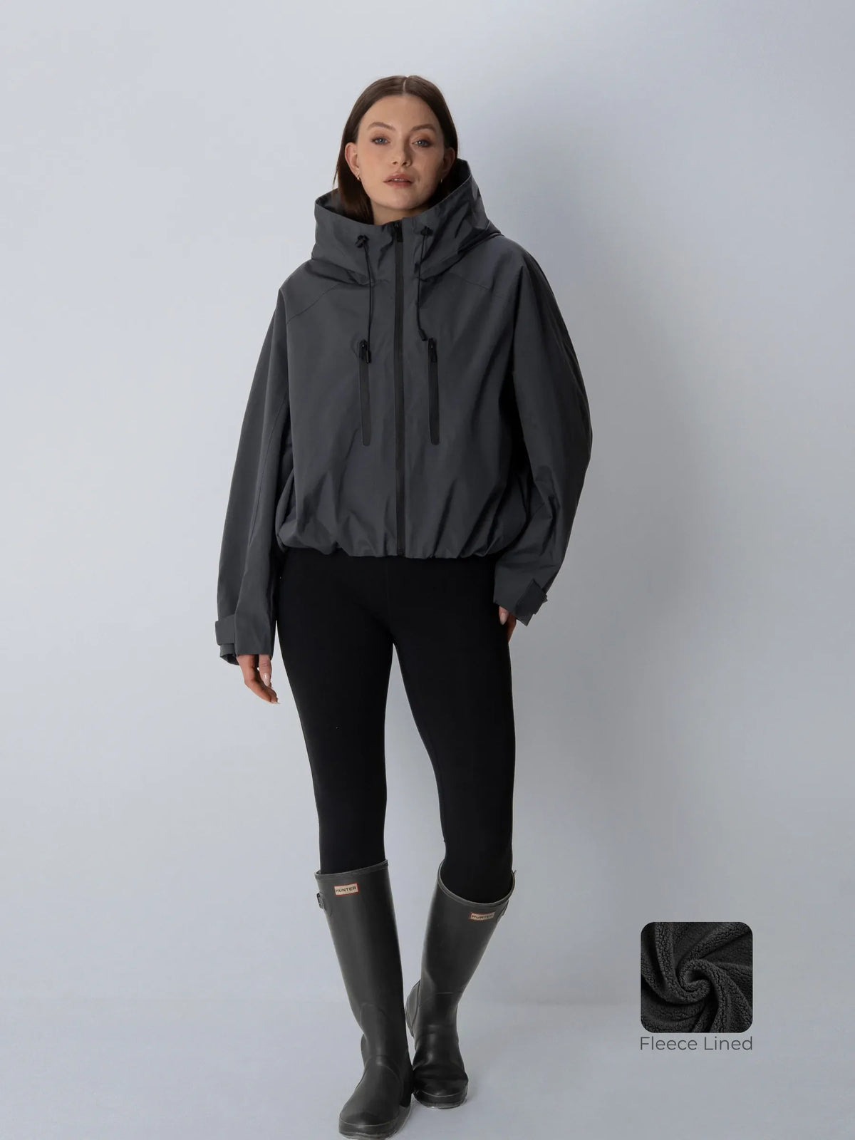 STM-TEX™ korte oversized regenjas, één maat - Stay Puffit