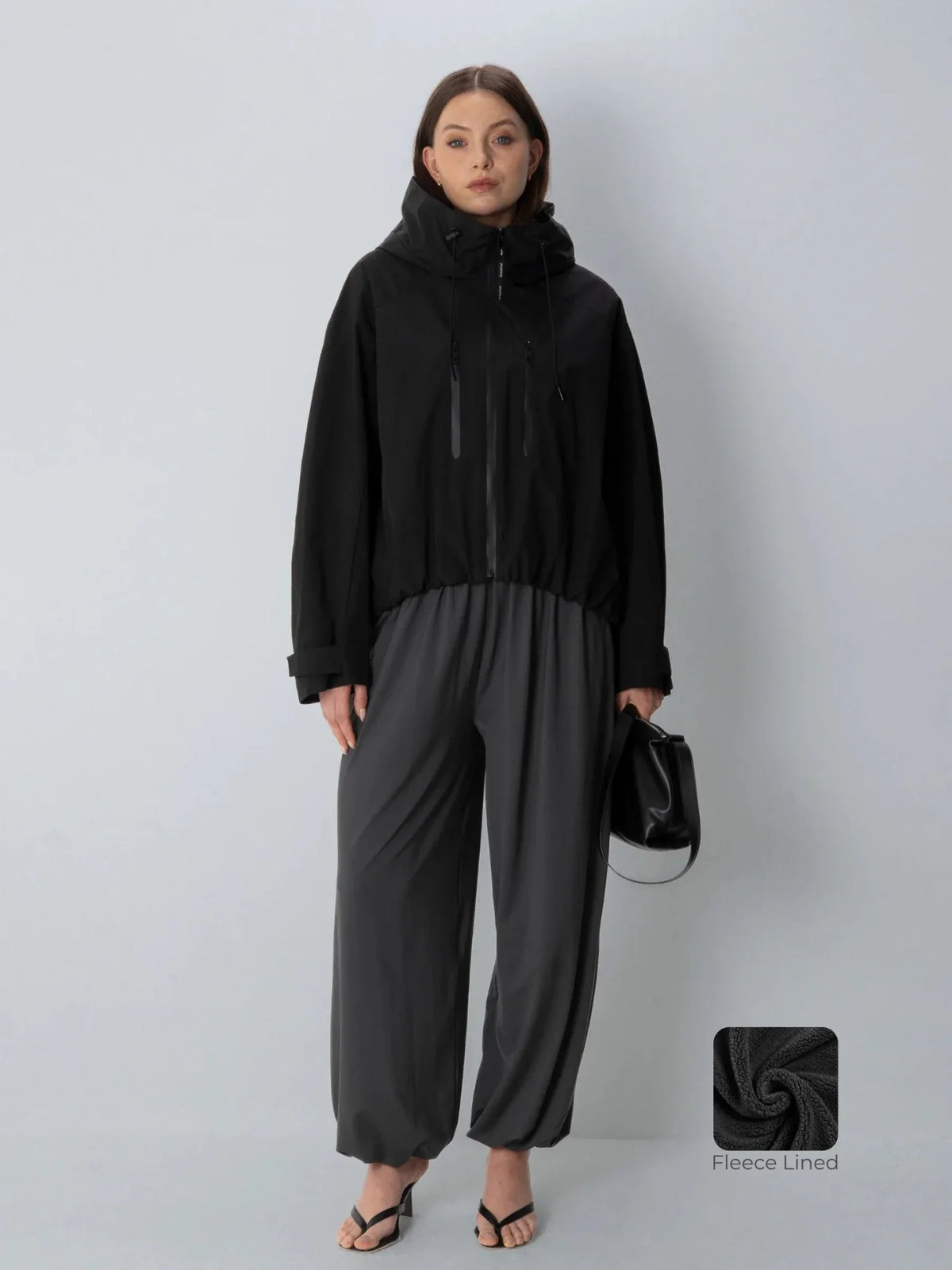 STM-TEX™ korte oversized regenjas, één maat - Stay Puffit