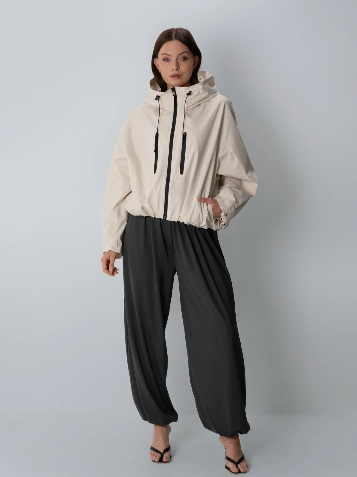 STM-TEX™ korte oversized regenjas, één maat - Stay Puffit