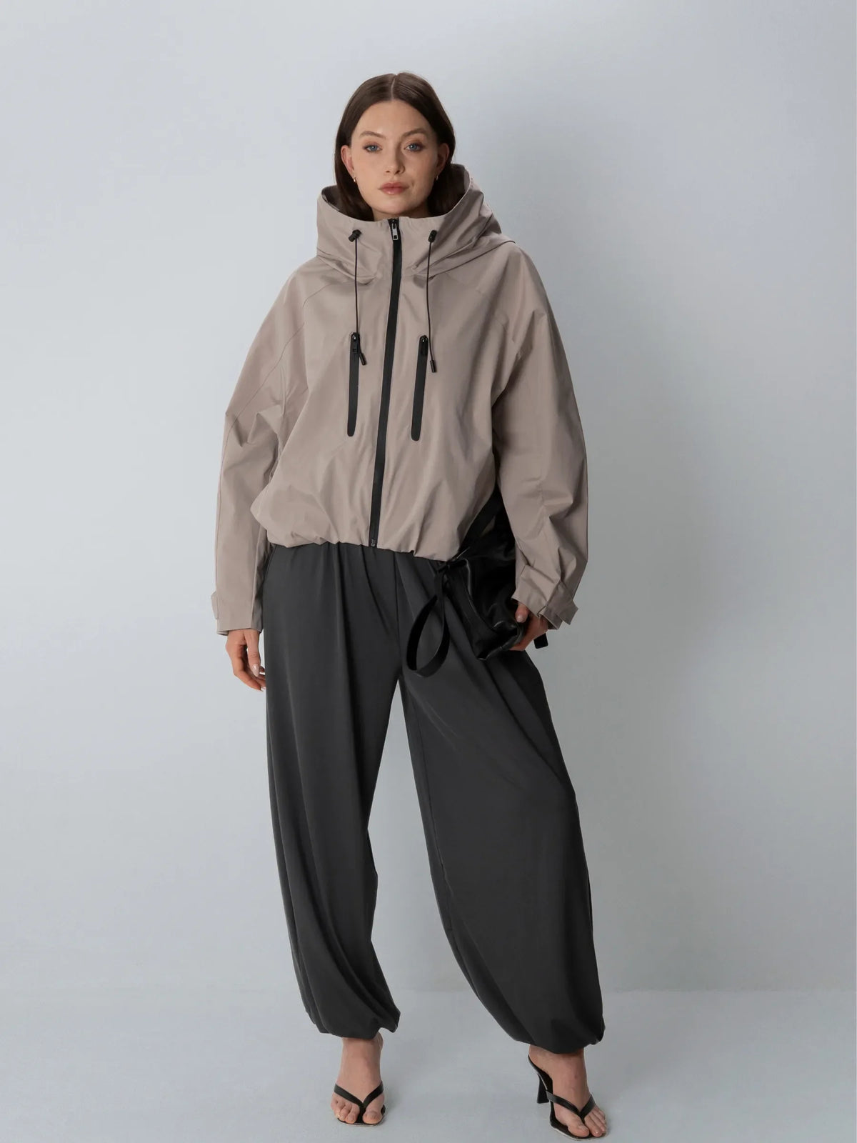 STM-TEX™ korte oversized regenjas, één maat - Stay Puffit