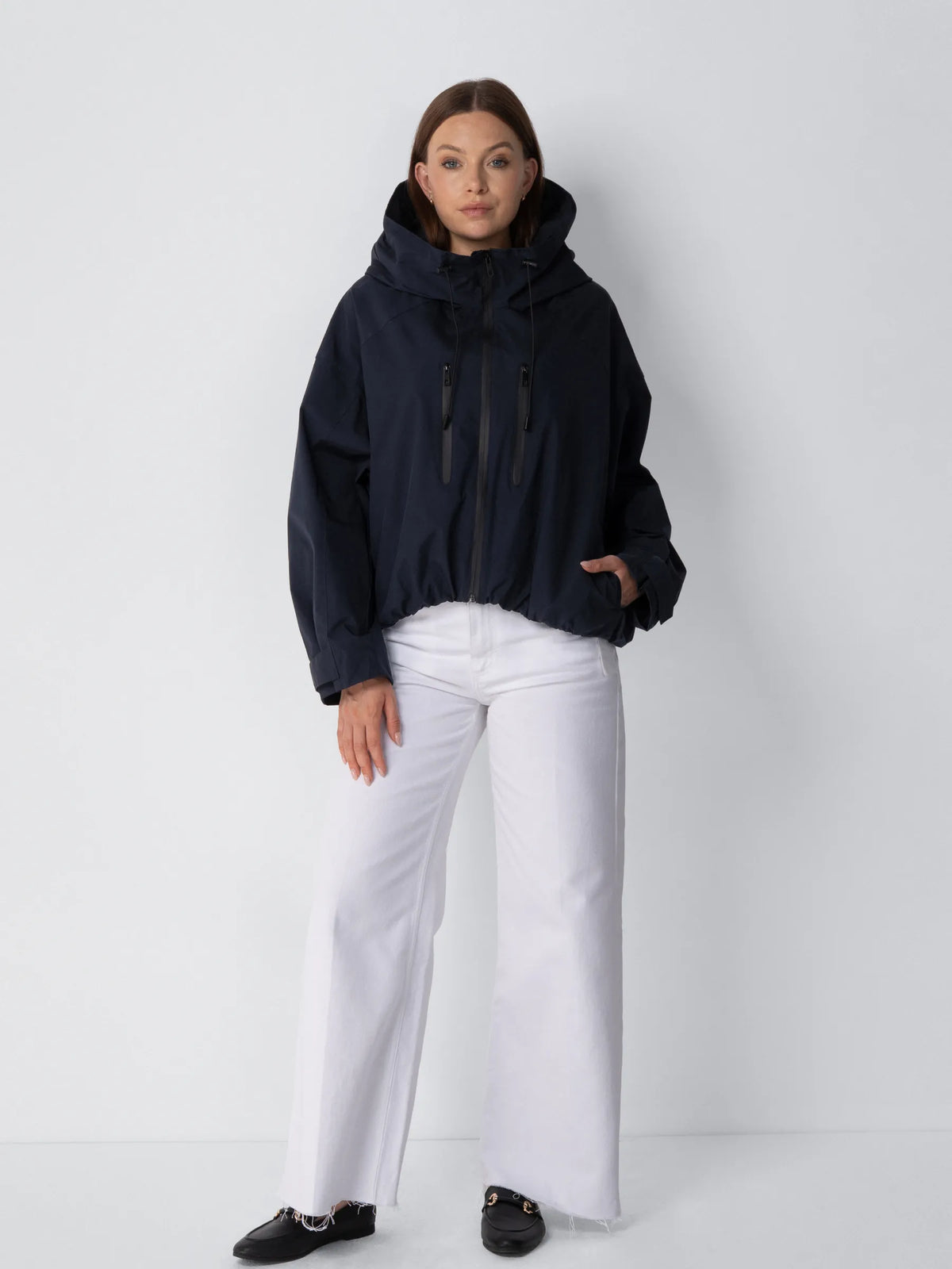 STM-TEX™ korte oversized regenjas, één maat - Stay Puffit