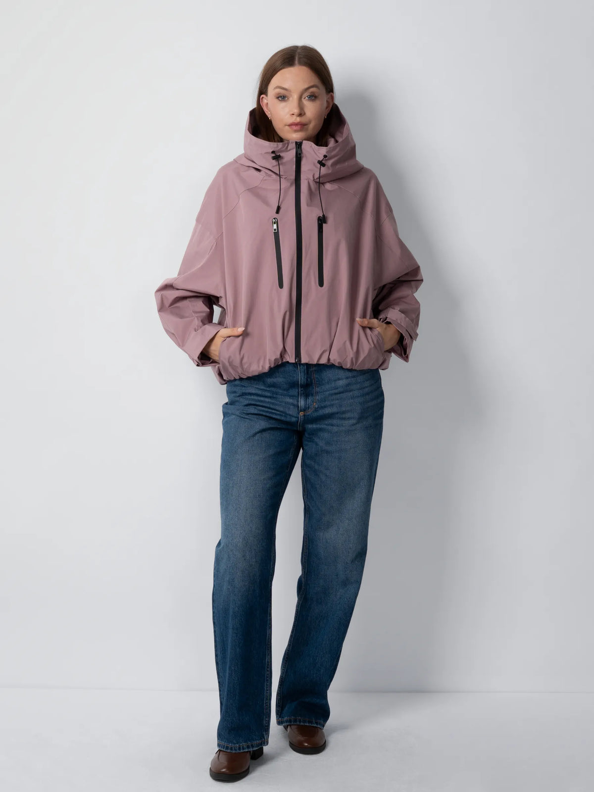 STM-TEX™ korte oversized regenjas, één maat - Stay Puffit