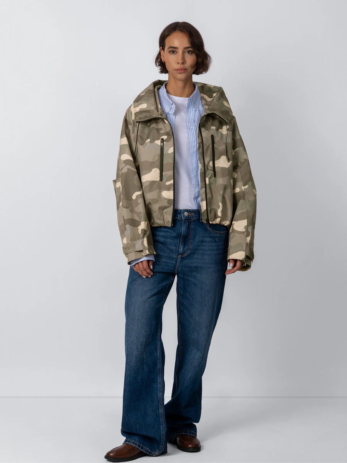 STM-TEX™ korte oversized regenjas, één maat - Stay Puffit